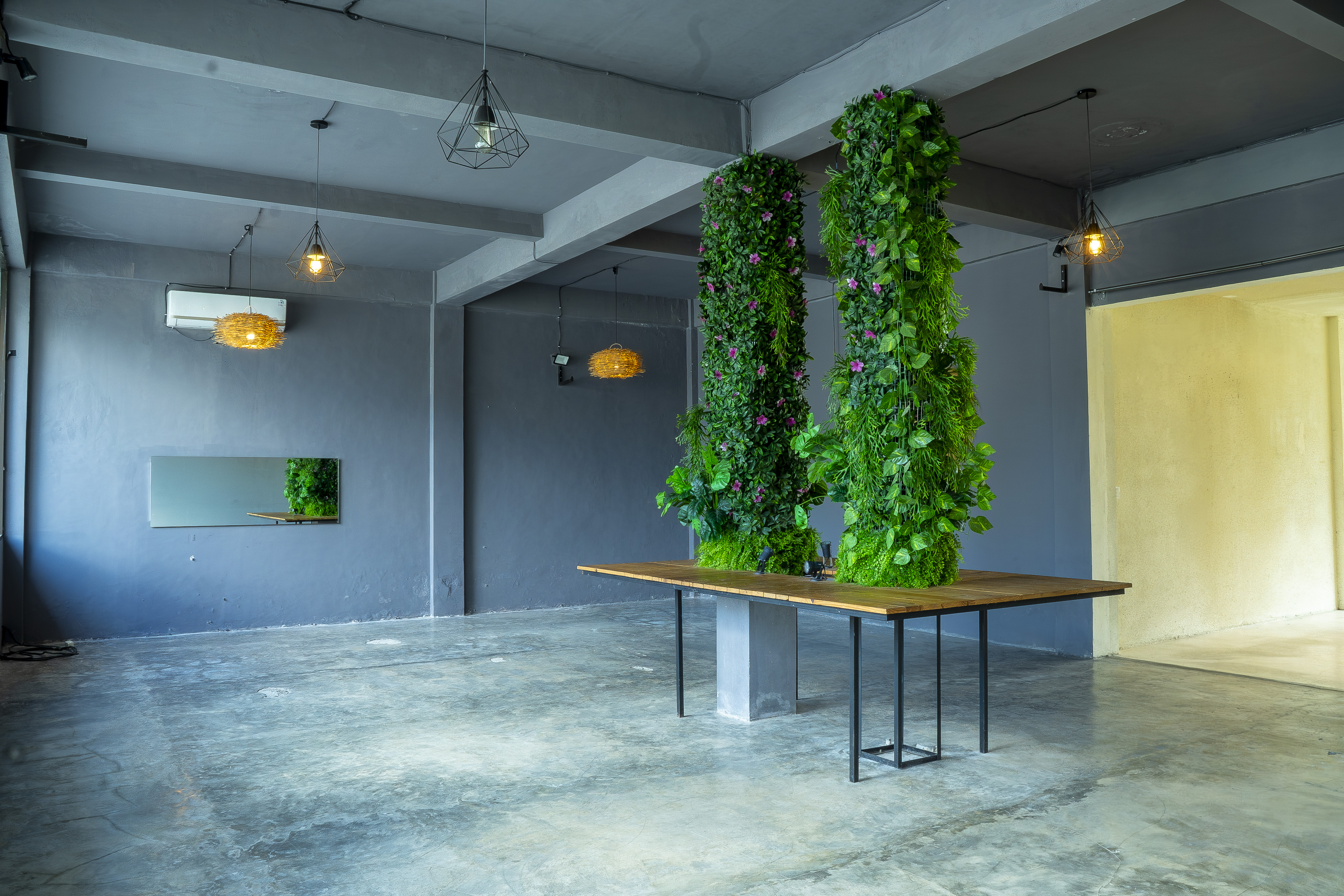 Ground floor interior with open dining space